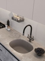 Мойка кухонная Emar Quartz EMQ-1560.P алмаз Мойка кухонная Emar Quartz EMQ-1560.P алмаз