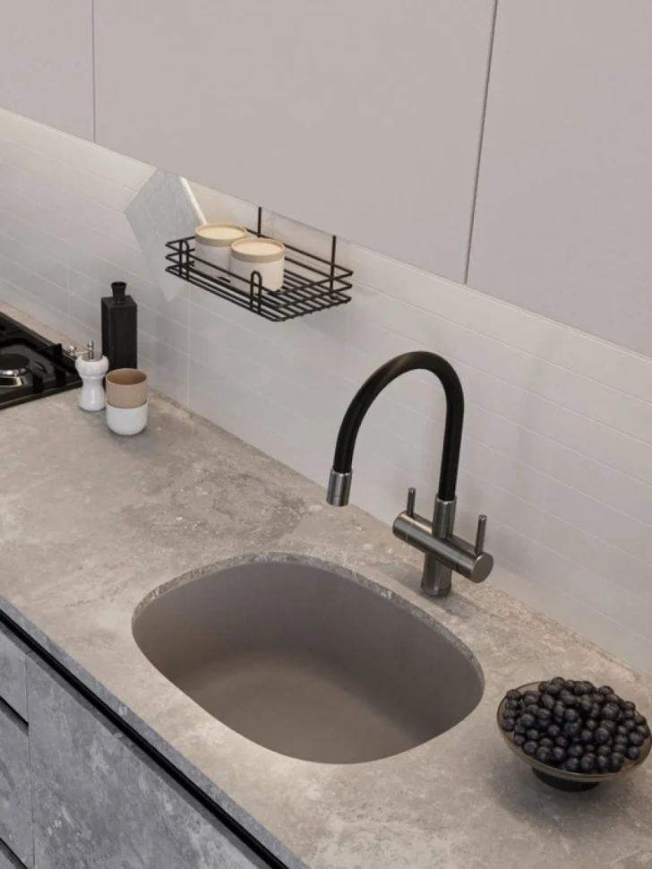 Мойка кухонная Emar Quartz EMQ-1560.P алмаз