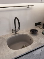 Мойка кухонная Emar Quartz EMQ-1560.P алмаз Мойка кухонная Emar Quartz EMQ-1560.P алмаз