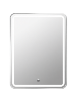 Зеркало Comforty Ситара 60 сенсорное, с подсветкой, серебро