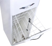 Шкаф пенал для ванной Style Line Каре Люкс Plus 30 с бельевой корзиной, белый, L