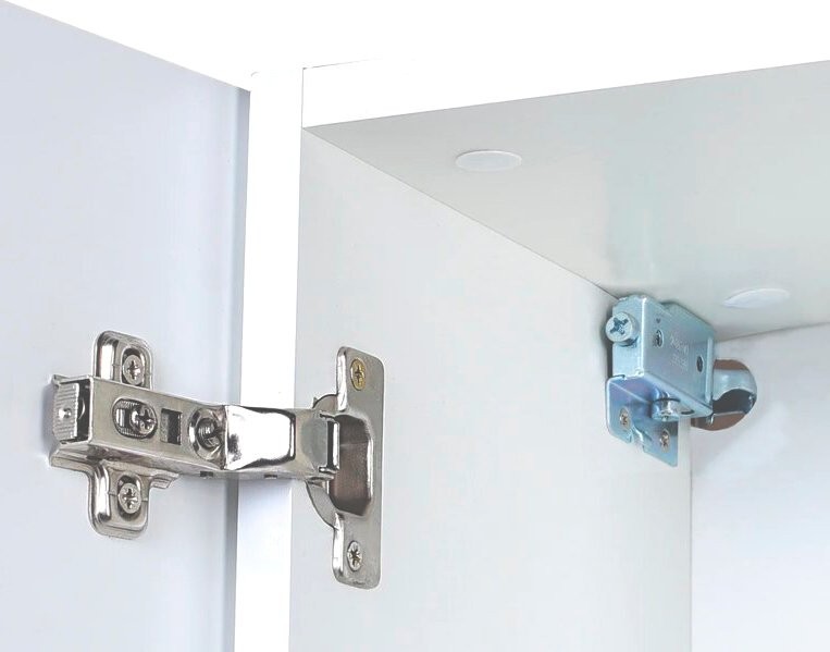 Шкаф пенал для ванной Style Line Каре Люкс Plus 30 с бельевой корзиной, белый, L