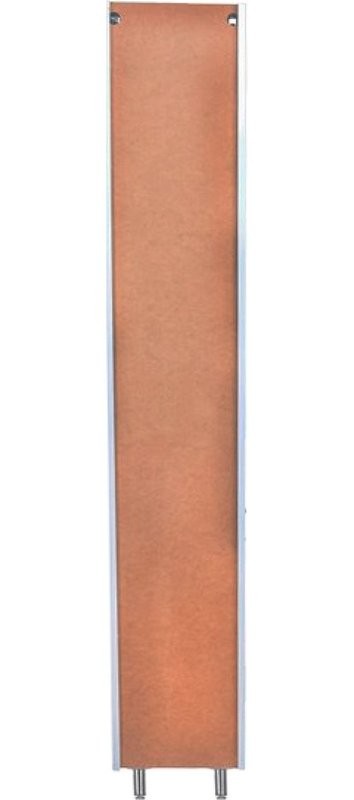 Шкаф пенал для ванной Style Line Каре Люкс Plus 30 с бельевой корзиной, белый, L