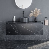 Тумба с раковиной Sancos Stone 120 Nero Marquina Тумба с раковиной Sancos Stone 120 Nero Marquina