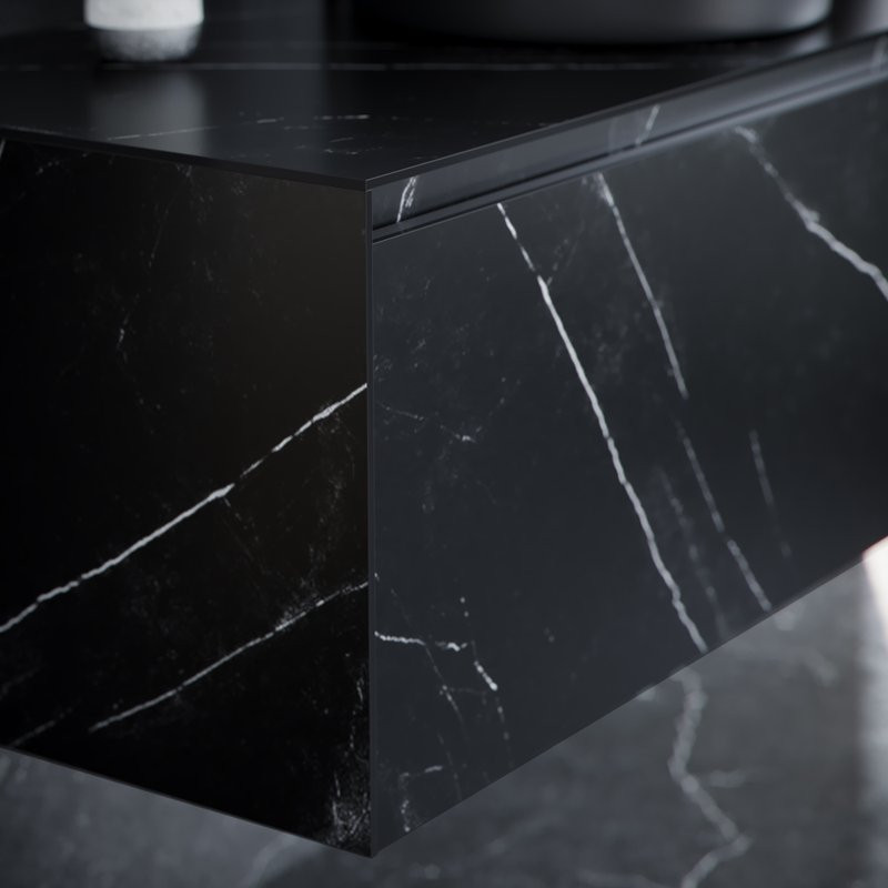 Тумба с раковиной Sancos Stone 120 Nero Marquina