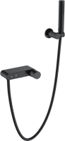 Смеситель для ванны с душем Boheme Stick 123-BB черный