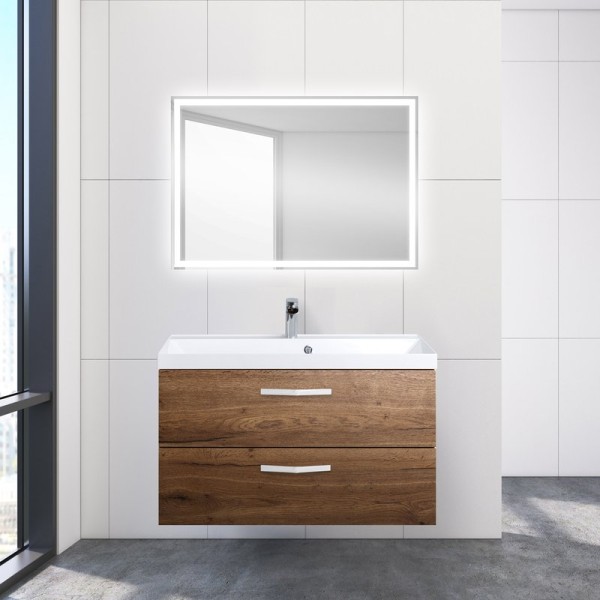Мебель для ванной комнаты BelBagno Aurora 80 rovere tabacco