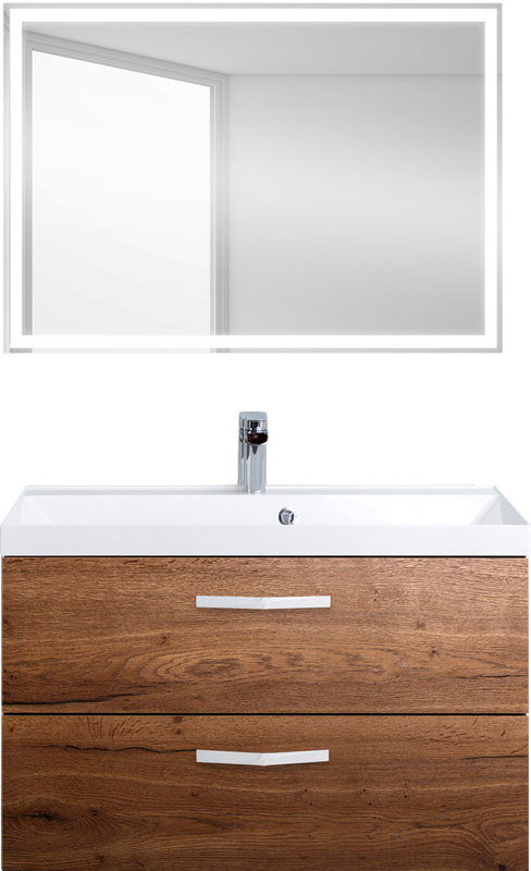 Мебель для ванной комнаты BelBagno Aurora 80 rovere tabacco