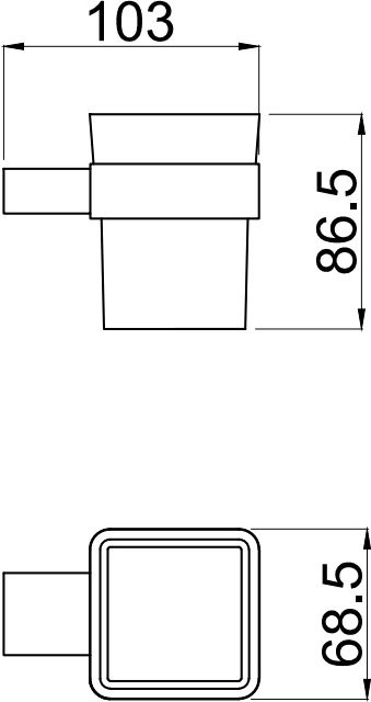 Набор Стакан Allen Brau Infinity 6.21002-31 + Мыльница 6.21004-31