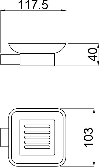 Набор Стакан Allen Brau Infinity 6.21002-31 + Мыльница 6.21004-31