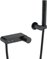 Смеситель для ванны с душем Boheme Stick 123-BB.2 black touch black