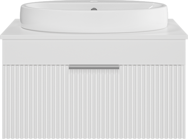Тумба под раковину Brevita Enfida 70 подвесная, белая