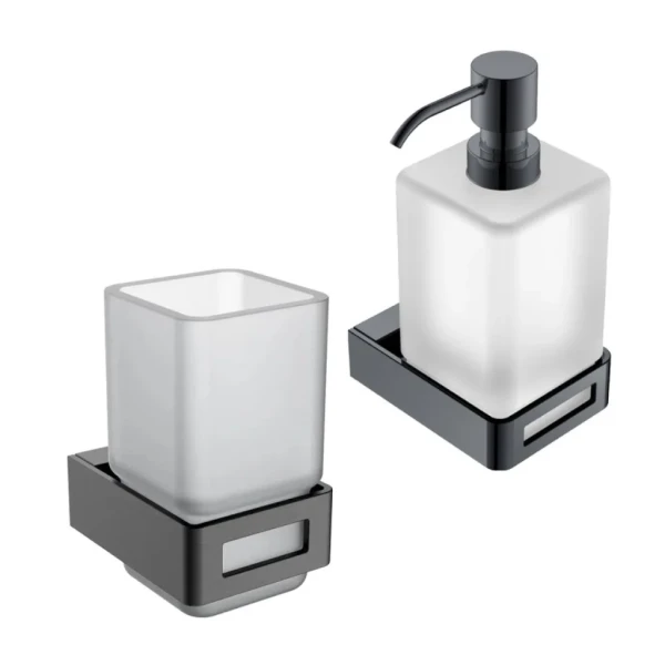 Набор Стакан Boheme Q 10944-GM + Дозатор 10957-SGM