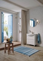 Тумба под раковину без столешницы Aqwella Rodos 65 напольная, белая