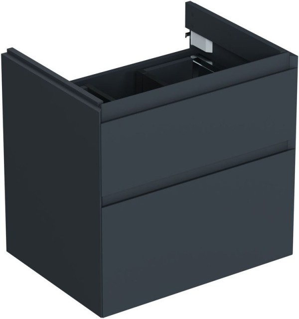 Тумба под раковину без столешницы Allen Brau Infinity 60 2 ящика, без подсветки, матовый антрацит