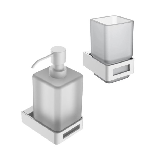 Набор Стакан Boheme Q 10944-MW + Дозатор 10957-MW