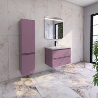 Тумба под раковину без столешницы Caprigo Forte 80 подвесная, лиловая