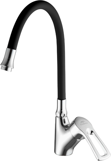 Смеситель для кухни Fashun A4466+A7250 хром, черный