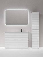 Мебель для ванной комнаты Sancos Folk Floor 120 правая напольная, bianco, раковина CN7021