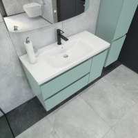 Мебель для ванной комнаты Caprigo Forte 100 R подвесная, селесте