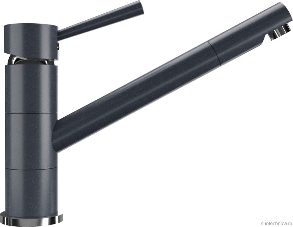 Смеситель для кухни Ulgran U-025 антрацит