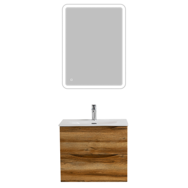 Мебель для ванной комнаты BelBagno Marino-cer-mini 60 подвесная, rovere rustico