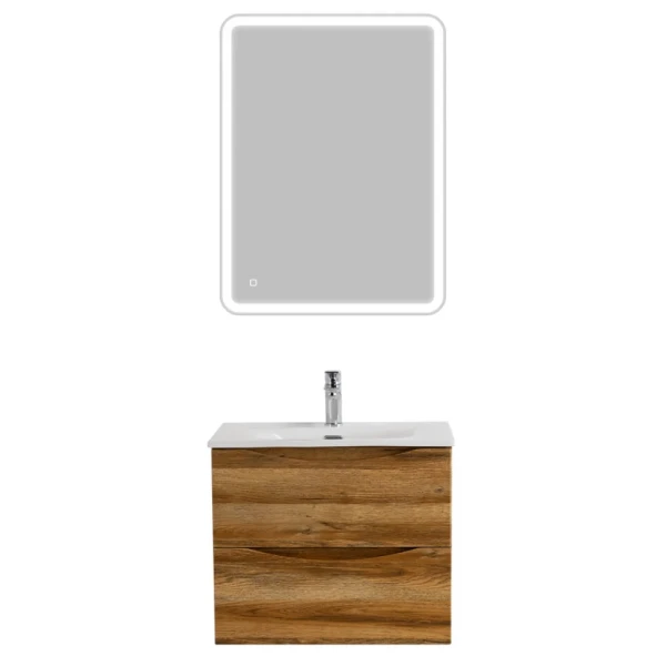 Мебель для ванной комнаты BelBagno Marino-cer-mini 60 подвесная, rovere rustico