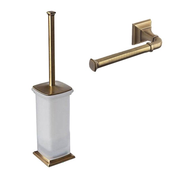 Набор Держатель Colombo Design Portofino B3208 SX бронза + Ершик B3206.bronze