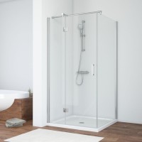 Душевой уголок Vegas Glass AFP-Fis TUR NOVO h1890 110 08 01 L профиль глянцевый хром, стекло прозрачное