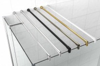 Душевой уголок Vegas Glass AFP-Fis TUR NOVO h1890 110 08 01 L профиль глянцевый хром, стекло прозрачное