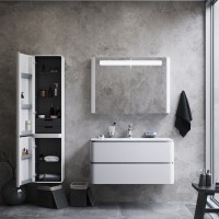 Тумба с раковиной AM.PM Sensation 100 подвесная, белый глянец