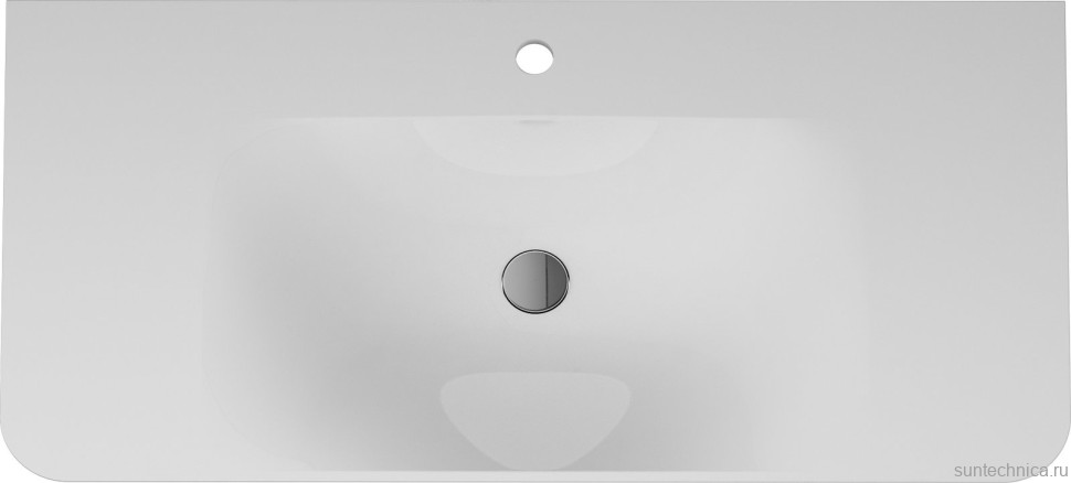 Тумба с раковиной AM.PM Sensation 100 подвесная, белый глянец