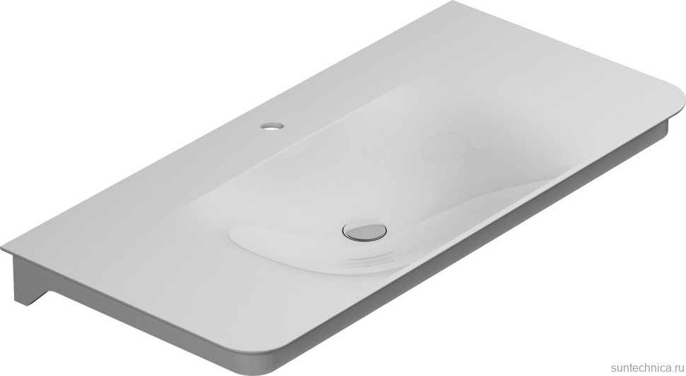 Тумба с раковиной AM.PM Sensation 100 подвесная, белый глянец