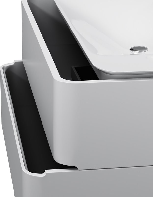 Тумба с раковиной AM.PM Sensation 100 подвесная, белый глянец