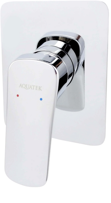 Встраиваемый смеситель для душа и ванны AQUATEK Вега AQ1066CR хром
