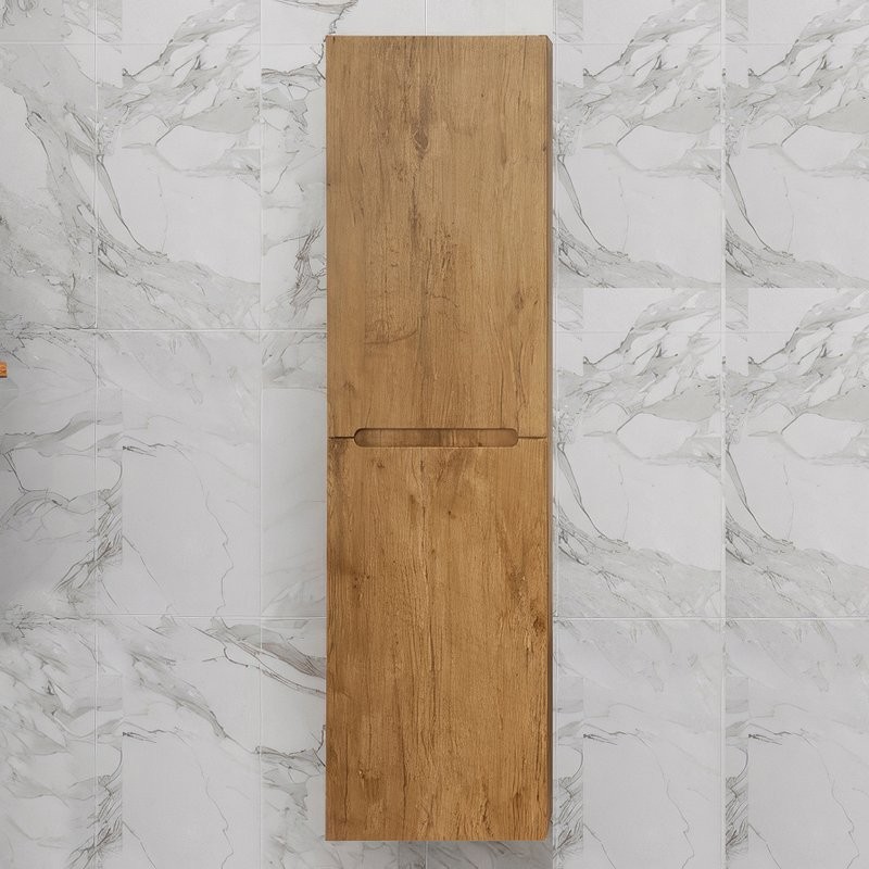 Шкаф пенал для ванной BelBagno Etna 40 L rovere  nature