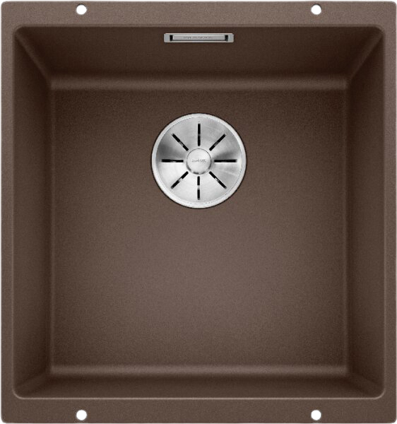 Комплект Мойка Blanco Subline 400-U кофе + Смеситель Candor 523120