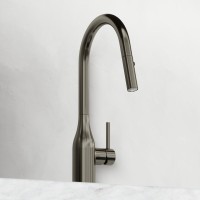 Смеситель для кухни Sancos Grand SC4002GG с вытяжным изливом, вороненая сталь