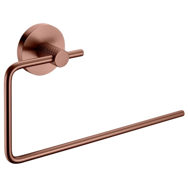 Держатель для полотенец Boheme Uno 10975-BRB brushed bronze, кольцо