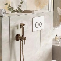 Гигиенический душ Wasserkraft Paar A70938 со смесителем, С ВНУТРЕННЕЙ ЧАСТЬЮ, розовое золото PVD