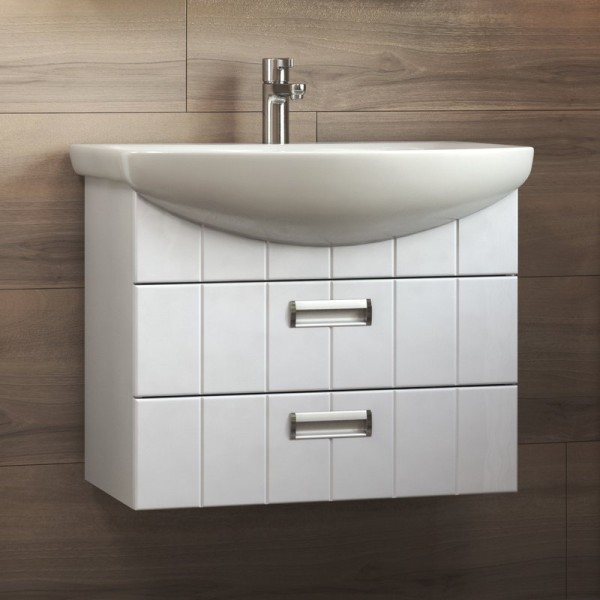 Тумба с раковиной Vigo Diana 70 подвесная, 2 ящика