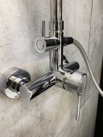 Душевая стойка AltroBagno Intento 030104 Cr хром Душевая стойка AltroBagno Intento 030104 Cr хром