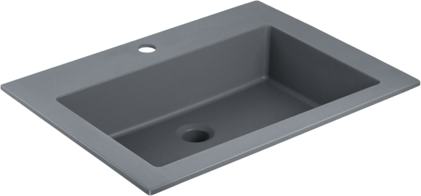 Мебельная раковина Vincea 60, серая
