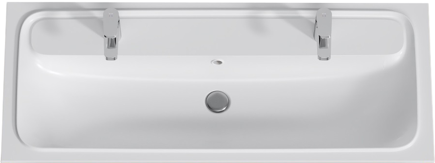 Тумба с раковиной AM.PM Func 120 белый глянец