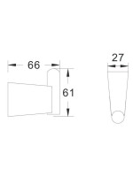 Крючок для ванной комнаты Shevanik SG5711, хром Крючок для ванной комнаты Shevanik SG5711, хром