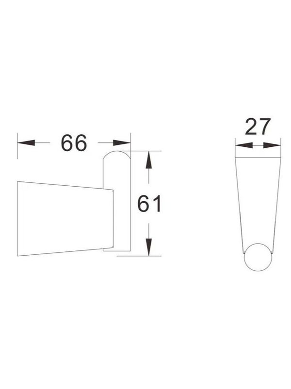 Крючок для ванной комнаты Shevanik SG5711, хром