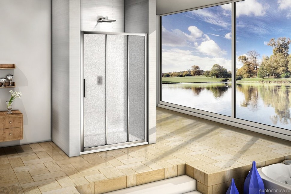 Душевая дверь в нишу Good Door Orion WTW-110-G-CH