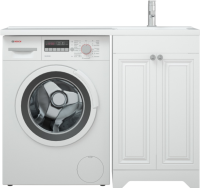 Тумба с раковиной Corozo Леон 110 под стиральную машину R