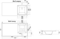 Тумба с раковиной Corozo Леон 110 под стиральную машину R