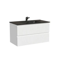 Тумба с раковиной Sancos Snob T 90 bianco, раковина CN7002MB